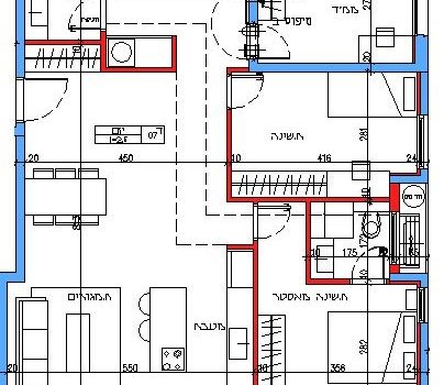 4-room apartment in the old north of Tel Aviv
