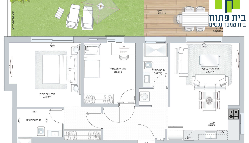 דירה בפוסט מספר: 247629